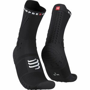 Compressport PRO RACING SOCKS v4.0 TRAIL Běžecké ponožky, černá, velikost T1