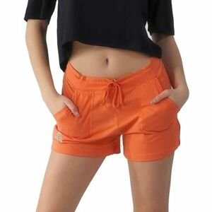 Kappa LOGO CABER Dámské šortky, oranžová, velikost XL