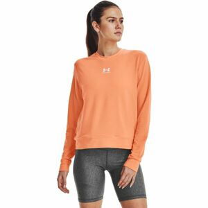 Under Armour RIVAL TERRY CREW Dámská mikina, oranžová, velikost sm