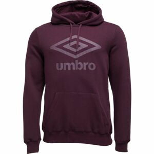 Umbro FW LARGE LOGO Pánská mikina, vínová, veľkosť M