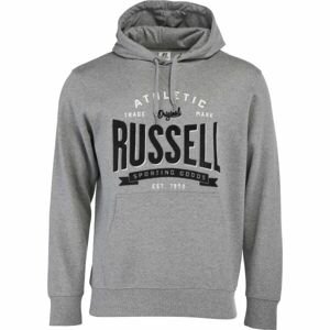 Russell Athletic SWEATSHIRT M Pánská mikina, šedá, velikost S