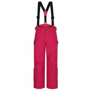 Loap CUBIS Dětské lyžařské kalhoty, růžová, veľkosť 112-116