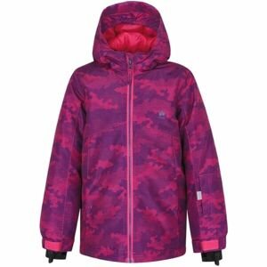 Loap CUNES Dětská lyžařská bunda, růžová, veľkosť 112/116