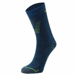 Devold HIKING MERINO LIGHT SOCK Vysoké vlněné ponožky, modrá, velikost