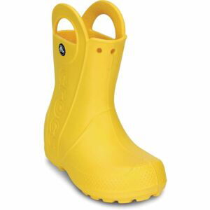 Crocs HANDLE IT RAIN BOOT KIDS Dětské holínky, žlutá, velikost 25/26