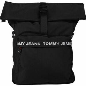 Tommy Hilfiger TJM ESSENTIAL ROLLTOP BACKPACK Městský batoh, černá, velikost