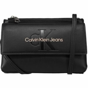 Calvin Klein SCULPTED EW FLAP XBODY MONO Dámská taška přes rameno, černá, velikost