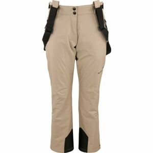 ALPINE PRO HOPLERA Dámské lyžařské kalhoty, béžová, velikost XS