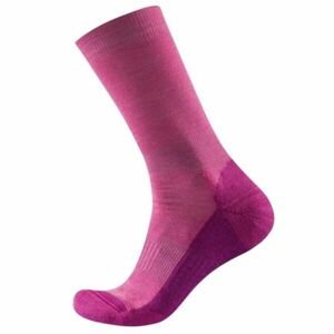 Devold MULTI MERINO MEDIUM SOCK Dámské ponožky, růžová, veľkosť 35-37