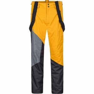 Hannah MENIR Pánské lyžařské kalhoty, oranžová, veľkosť L