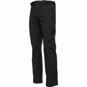 Northfinder JOHNNIE Pánské softshellové kalhoty, černá, velikost S