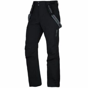 Northfinder VERNON Pánské lyžařské kalhoty se šlemi, černá, velikost XL