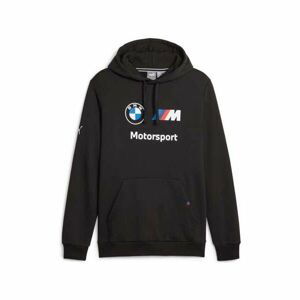 Puma BMW MOTORSPORT ESSENTIALS HOODIE Pánská mikina, černá, velikost