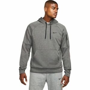 Nike THERMA-FIT Pánská mikina, šedá, velikost XXL