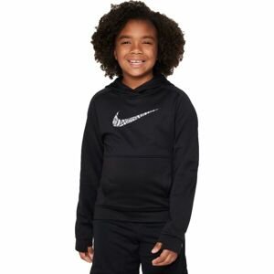 Nike THERMA-FIT Chlapecká mikina, černá, veľkosť L