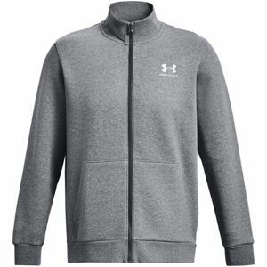 Under Armour ESSENTIAL FLEECE NOVELTY TRACK Pánská mikina, tmavě šedá, velikost S