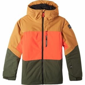 O'Neill CARBONITE Chlapecká lyžařská/snowboardová bunda, oranžová, veľkosť 140