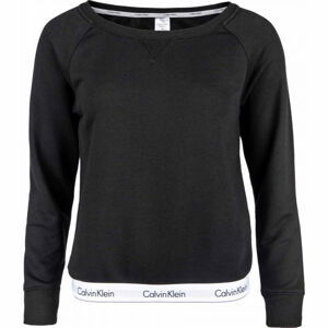 Calvin Klein TOP SWEATSHIRT LONG SLEEVE Dámská mikina, černá, veľkosť S