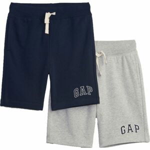 GAP V-FEB FRC FT 2PK LOGO SHORT Chlapecké šortky, šedá, velikost S