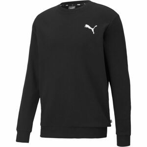 Puma ESS SMALL LOGO CREW Pánská mikina, černá, velikost M