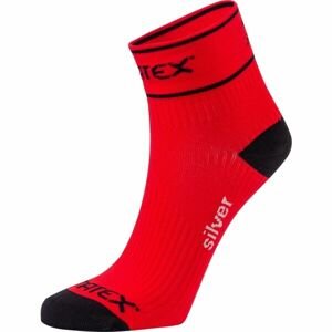 Klimatex LEVI Sportovní ponožky, červená, velikost 35-38