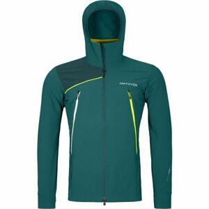 ORTOVOX PALA HOODED JACKET M Pánská bunda, tmavě zelená, velikost