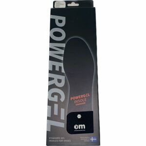 ORTHOMOVEMENT POWER GEL INSOLE STANDARD Gelové vložky do bot, černá, velikost 43/44