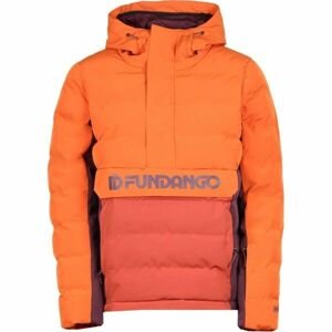 FUNDANGO EVERETT PADDED ANORAK Dámská lyžařská/snowboardová bunda, oranžová, veľkosť L