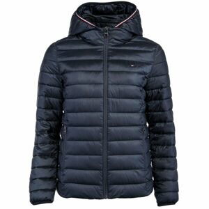 Tommy Hilfiger LW PADDED GLOBAL STRIPE JACKET Dámská podzimní bunda, tmavě modrá, velikost XS