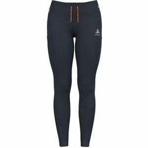 Odlo AXALP WINTER Dámské běžecké elastické kalhoty, tmavě šedá, velikost L