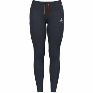 Odlo AXALP WINTER Dámské běžecké elastické kalhoty, tmavě šedá, velikost M
