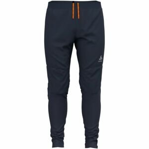 Odlo ZEROWEIGHT WARM Pánské zimní běžecké kalhoty, tmavě modrá, velikost L