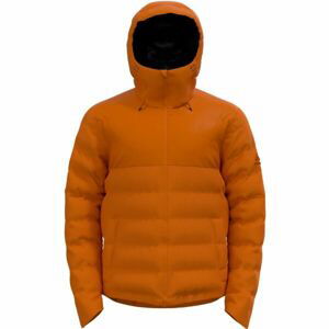 Odlo M SEVERINN-THERMIC HOODED INSULATED JACKET Pánská péřová bunda, hnědá, velikost L