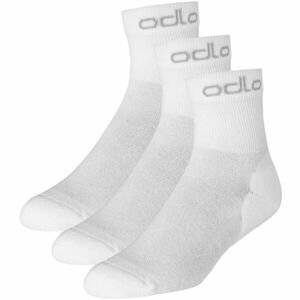 Odlo ACTIVE QUARTER 3-PACK Ponožky, bílá, velikost 39-41