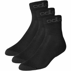 Odlo ACTIVE QUARTER 3-PACK Ponožky, černá, velikost 42-44