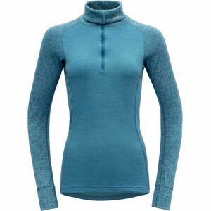 Devold DUO ACTIVE MERINO 210 Z.NECK Dámské funkční triko, tyrkysová, veľkosť M