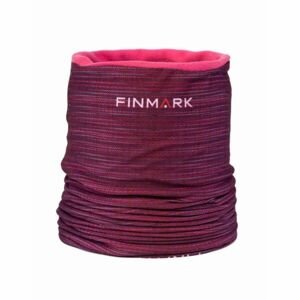 Finmark Multifunkční šátek s flísem Multifunkční šátek, růžová, velikost UNI