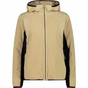 CMP WOMAN JACKET FIX HOOD Dámská mikina, béžová, veľkosť 42