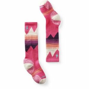 Smartwool SKI LIGHT CUSHION OTC Dětské lyžařské ponožky, růžová, veľkosť L