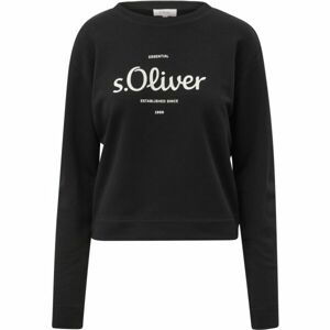 s.Oliver RL SWEATSHIRT Mikina, černá, velikost 38