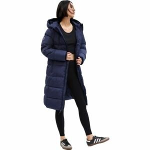 GAP MAXI LOGO Dámský prošívaný kabát, tmavě modrá, veľkosť L