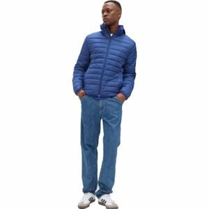 GAP LIGHTWEIGHT LOGO Pánská zimní bunda, modrá, veľkosť XL