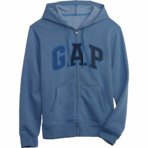 GAP FULLZIP LOGO Pánská mikina, modrá, velikost XXL