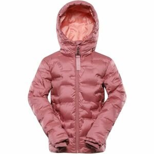 NAX RAFFO Dětská zimní bunda, růžová, veľkosť 104-110