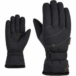 Ziener KAHLI Dámské lyžařské rukavice, černá, velikost