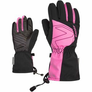 Ziener LAVAL AS® AW JR Dětské lyžařské rukavice, černá, veľkosť 4.5