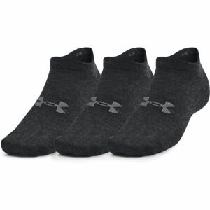 Under Armour ESSENTIAL NO SHOW 3PK Unisex ponožky, černá, veľkosť L