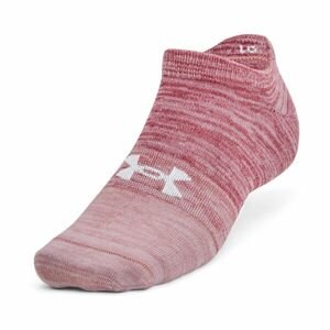 Under Armour ESSENTIAL NO SHOW 3PK Unisex ponožky, růžová, veľkosť M