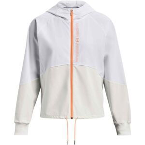 Under Armour WOVEN FZ JACKET Dámská bunda, bílá, veľkosť L