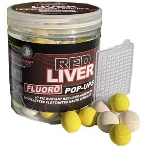 Starbaits Plovoucí boilies Pop Up Bright Red Liver 50g - 14mm